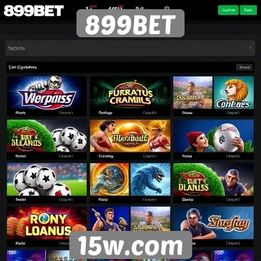 Análise da oferta de jogos no 899BET