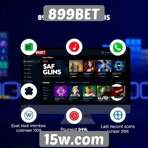 Características da interface do 899BET